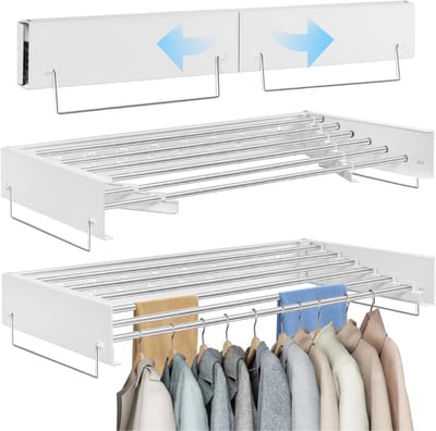 REN®roogrek - Wasrek - Droogrek - Wit - 41cm x 100cm x 11cm