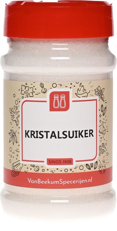 Van Beekum Specerijen - Kristalsuiker - Strooibus 320 Gram