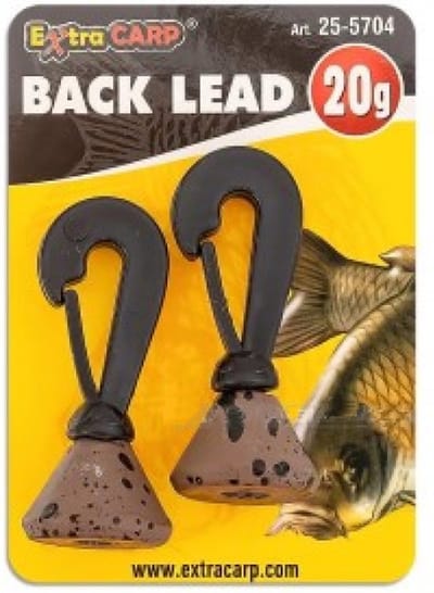 EXC Back Lead - 20g - 2 stuks - Toplood - Top Lood met Clip - Karper Vissen