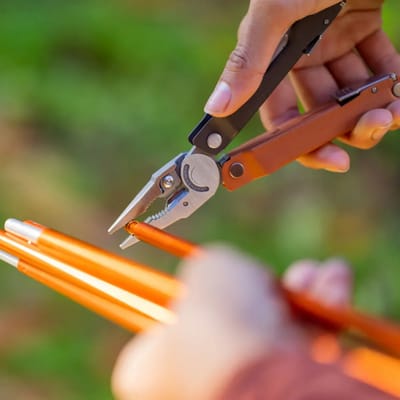 Leatherman Rebar Mossy Slate – Robuuste Multitool Met 17 Vergrendelbare Gereedschappen