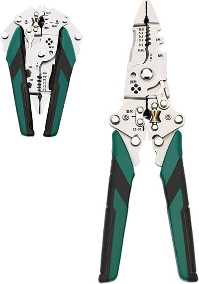 Draadverwijderingsgereedschap - Kabelstripper tang - Efficiënt onderhoud - 11 functies - 05-6mm² - Uniek