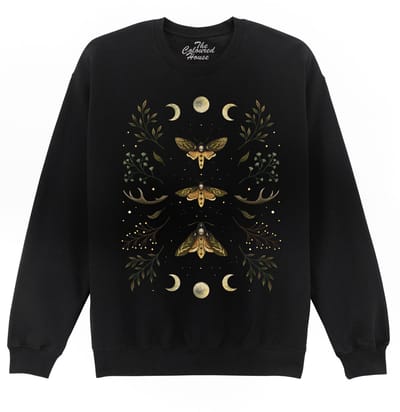 Mot Deaths Head Moth The Coloured House Sweater S
