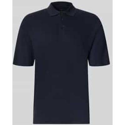 regular fit poloshirt met knooplijst