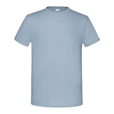 Fruit Of The Loom Heren Iconisch T-shirt (Mineraalblauw)