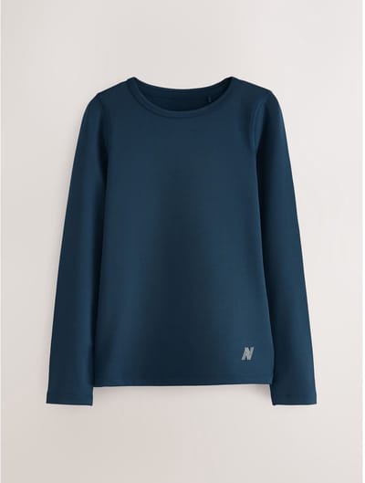 Next - Jongens - Baselaagtop met lange mouwen - Blauw