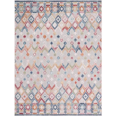Binnen- en buitenkleed Fuzara multicolor 80x150 cm