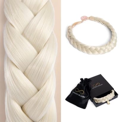 Infinity Braids - Lizzy Regular Braid - Haarband - Haarband Dames - Haarbanden - Haarband meisje - Lizzy Diamond Frost