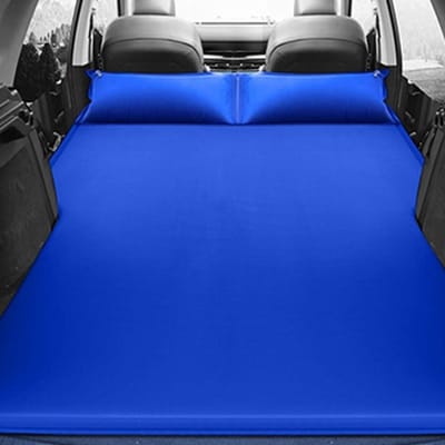 Auto Luchtbed - Reiskussen Campingmatras - Comfortabel Slapen - Universeel Toepasbaar - 1 x 1 x 1 cm - Grijs