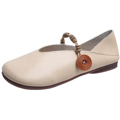 Damesschoenen Ballerina's Lente / Herfst Flats Volwassen Mary Jane Schoenen Sneakers Dames Zonder Veters Zapatos Mujer Schoenen Voor Vrouwen 38 beige