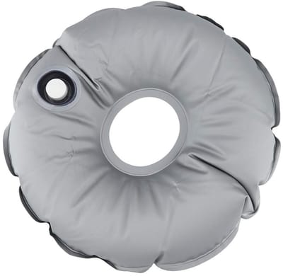 Dailygoods- Gewichtstas Ronde Opvouwbare Waterzak - Geschikt voor Vliegpalen - PVC - Diameter 45 cm - Voor Binnen/Buiten - Ideaal voor Terrassen