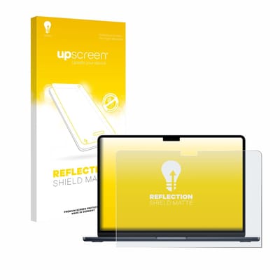 upscreen - Screenprotector voor Apple MacBook Air 13" M4 2025 / M5 2026 - Folie Beschermfolie anti glare matte