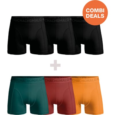 Muchachomalo Boxershort Heren – 6 Pack – 95% Katoen – Heren Ondergoed – Kleding – Stevig Ondergoed – Onderbroeken Heren