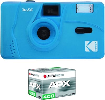 Kodak M35 - Analoge Camera (35mm) - Cerulean Blue - ISO 200/400 + fotorolletje