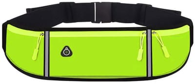 Waterdichte Heuptas I Running Belt I Met Telefoonhouder I Met Smartphonehouder I Reflecterend I Hardlooptas I Verstelbare Taille 60-120 cm I Geel