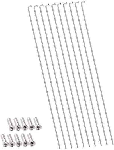 Fietsspaken - Roestvrij staal - Wiel reparatie - Diverse lengtes - 14G - Zilverkleurig