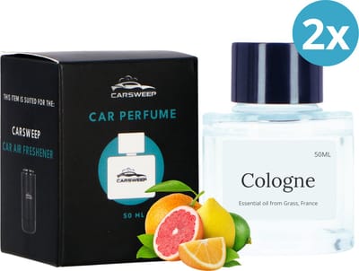 Carsweep® Auto Parfum - Navulling 2-Pack - Cologne