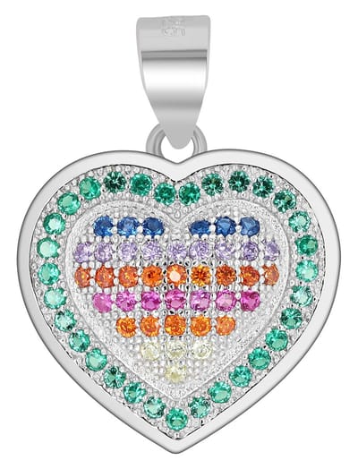 AKZENT Akzent Dames hanger "Xara" uit 925 Sterlingzilver, gerhodineerd, duurzaam