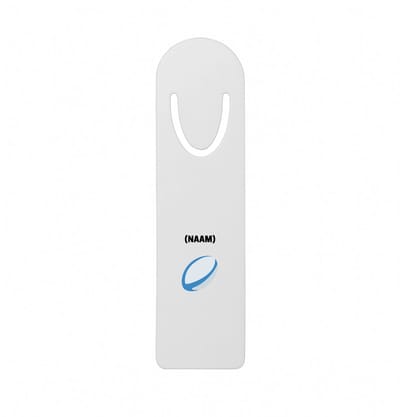 Hacebo® - Rugby met eigen naam metalen boekenlegger - Rugby - Rugbyer - Sport Bladwijzer boekenleggers - 12.7 cm x 3.2cm