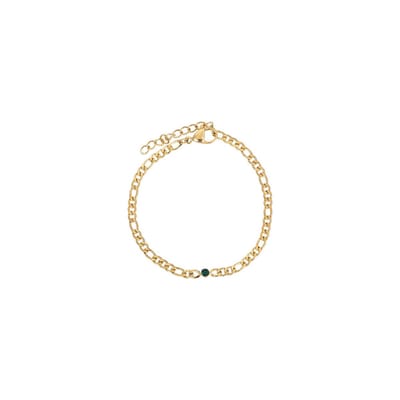 iXXXi Jewelry-Memories Emerald-Goudkleurig-Dames Armband