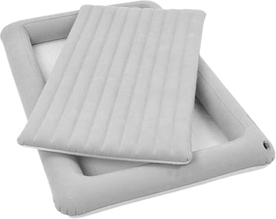 Opblaasbaar Kinderbed - Reis Matras - Logeren Thuis - Inclusief Kussen - 150 x 90 cm - Multicolor