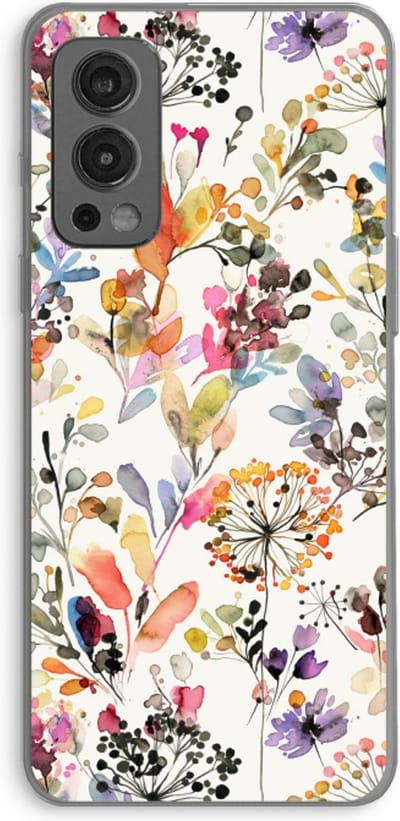 Case Company® - Hoesje geschikt voor OnePlus Nord 2 5G hoesje - Wilde grassen - Soft Cover Telefoonhoesje - Bescherming aan alle Kanten en Schermrand