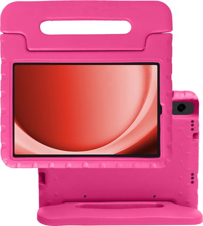 Hoes - Geschikt voor Samsung Galaxy Tab A9 - Kinderhoes Shockproof Bumper - Kidsproof Case - Tablet Hoesje - Kinder Hoes Cover - Roze