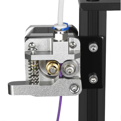 Verbeterde CR 10 Volledig Metalen Extruder Aluminium MK8 Extruderblok Rechterhand voor 1.75mm Filament Ender 3 Ender 3 PRO CR 10 gray