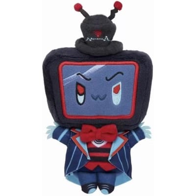 10cm Hazbin Kwaadaardige Baas Pluche Pop Vox Hanger Verzamelen Mini El Vox Knuffels Kerring Rugzak Vakantie Verjaardagscadeaus Poppen 10cm black