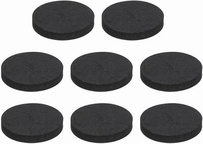 Isolatiepads Luidsprekers - Ondersteuningsvoetjes - Apparatuur Stabiliseren - Schokabsorberend Schuim - 8 Stuks 30mm - Zwart
