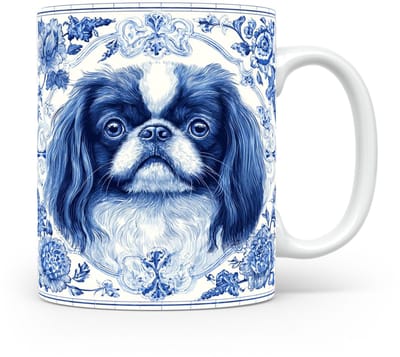 Mok Pekinees Beker voor koffie of tas voor thee, cadeau voor dierenliefhebbers, moeder, vader, collega, vriend, vriendin, kantoor, opa, oma, hond, kerst, sinterklaas, verjaardag