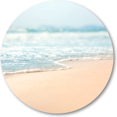 Close up Oceaan - Muurcirkel Forex 40cm - Wandcirkel voor binnen - Natuur