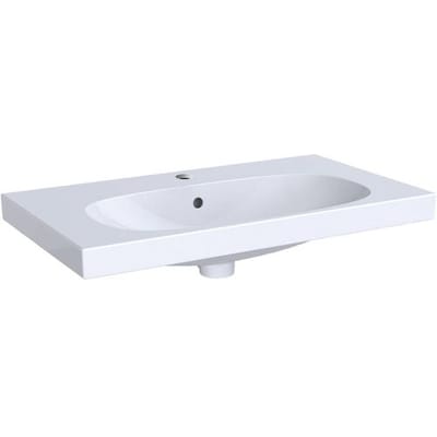 Geberit Acanto washbasin with shortened projection and shelf 75 x 42.2 cm, 500.632.01.2