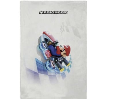 Super Mario kart fleece deken - 110 X 130 cm