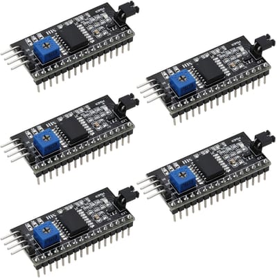 Allecto I2C Seriële Adapter - LCD Display Interface - 5V - Handige Adaptermodule - Geschikt voor LCD1602 2004 - Compacte Formaat