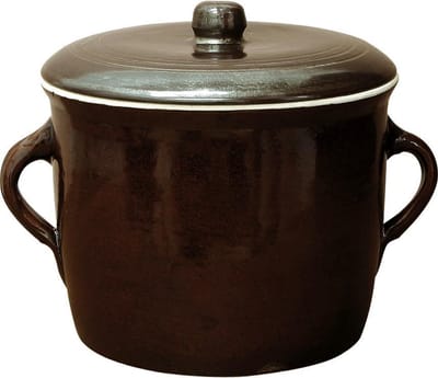 Aardewerken pot van 5 liter