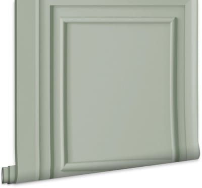 Laura Ashley Redbrook Wood Panel Behang - Houten Panelen - 10mx52cm - Groen