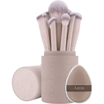 Luvia Cosmetics Brush Set Nude Aura Poederkwast Dames