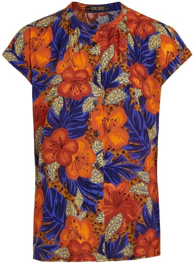 Dailygoods - Damesblouse met Bloemenprint en Duurzaam Materiaal