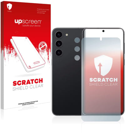 upscreen - Screenprotector voor Samsung Galaxy S23 Plus (Voor+Camera) - Folie Beschermfolie transparant