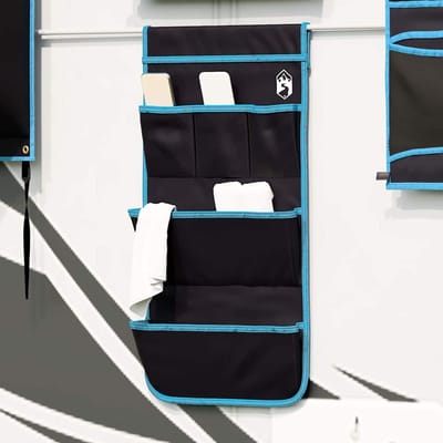 vidaXL - Opbergzak - met - opslag - Zwart - 66 - x - 40 - cm - oxford