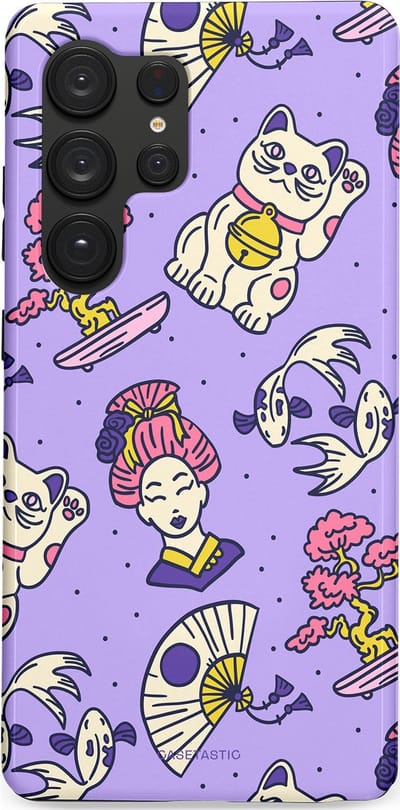 Casetastic Hoesje Geschikt voor Samsung S25 Ultra - Stijlvolle Beschermende Duo-layer Case - Bonsai