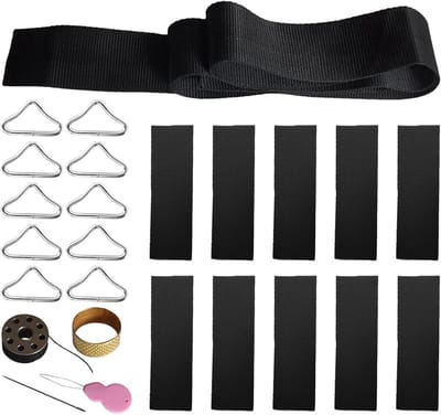 Trampoline Reparatie - Mat Gesp Set - Veilig Herstellen - Compleet Gereedschap - 10 Stuks - Zilverkleurig