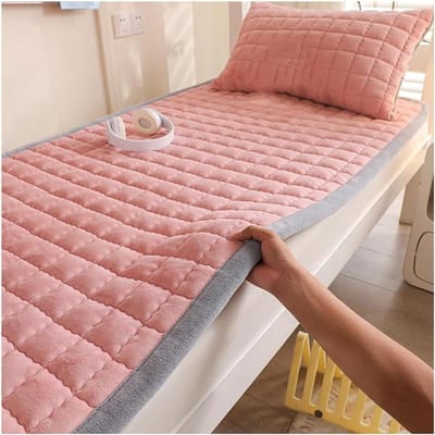 Japanse Futonmatras - Opvouwbaar Slaapkussen - Gasten Slaapcomfort - Extra Dik Gewatteerd - 200 x 220 cm - Grijs
