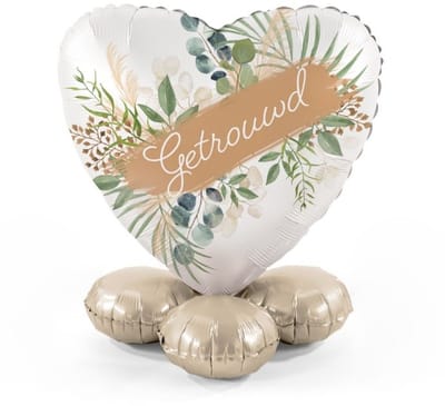 Getrouwd - Ballonnen set met standaard - Everloon