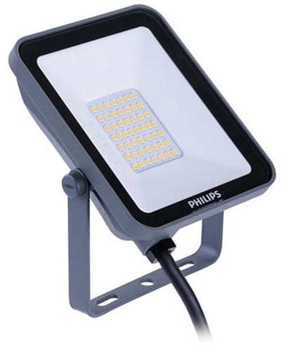 Philips - LED Breedstraler Ledinaire BVP167 Grijs 20W 2400lm 110D - 830-840-865 | IP65 Symmetrisch