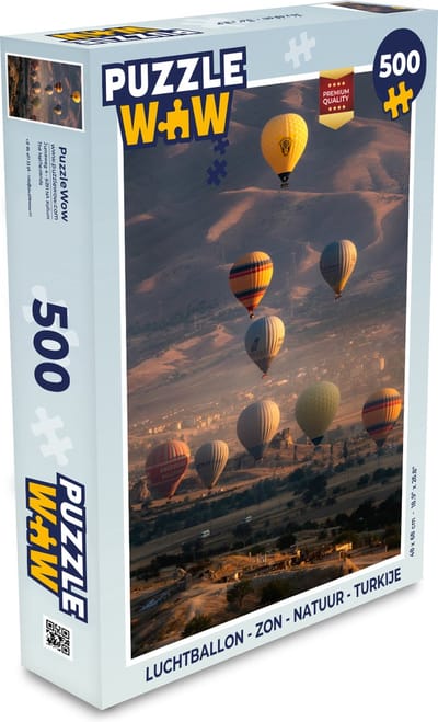 Puzzel Luchtballon - Zon - Natuur - Turkije - Legpuzzel - Puzzel 500 stukjes
