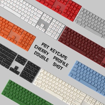 Jaycomia PBT Keycaps Wit Roze WOB keycap Double Shot 126 toetsen ISO Alice Layout Cherry Profiel voor Cherry MX mechanisch toetsenbord BOG