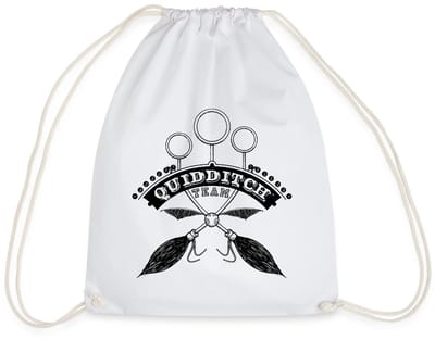 Harry Potter Quidditch Team black Gymtas