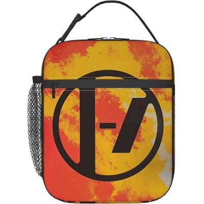 Twenty One Pilots Geïsoleerde Lunchtas voor Dames Kinderen Lekkagevrije Voedseldozen Thermische Lunchbox Tote One Size