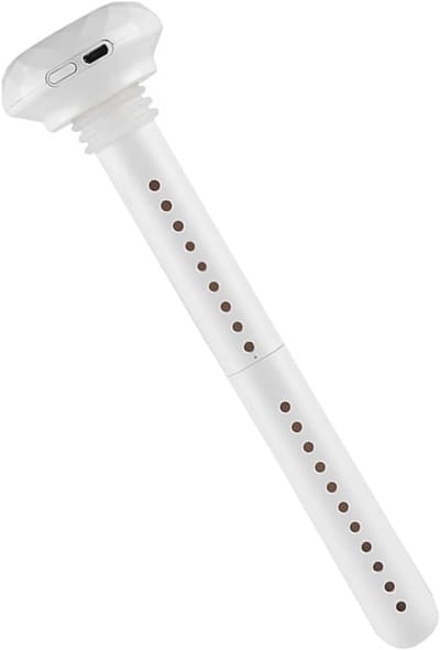 Desktop Luchtbevochtiger - Draagbare Vernevelaar - Huid Hydrateren - Tankloos Ontwerp - 22x6x6 cm - Wit